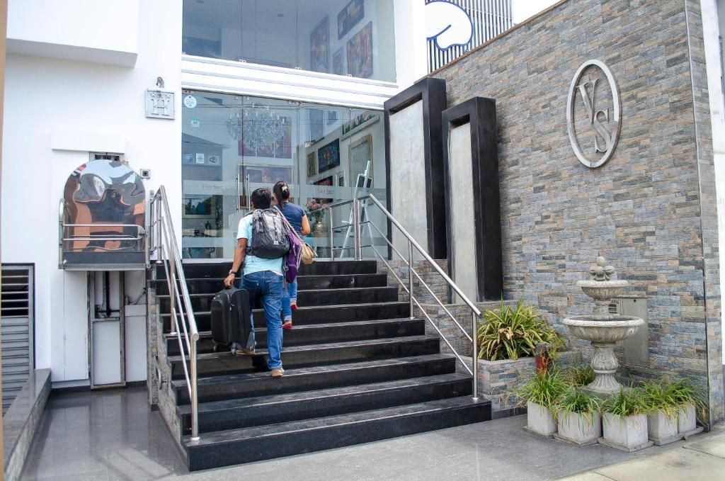 Hotel entrance