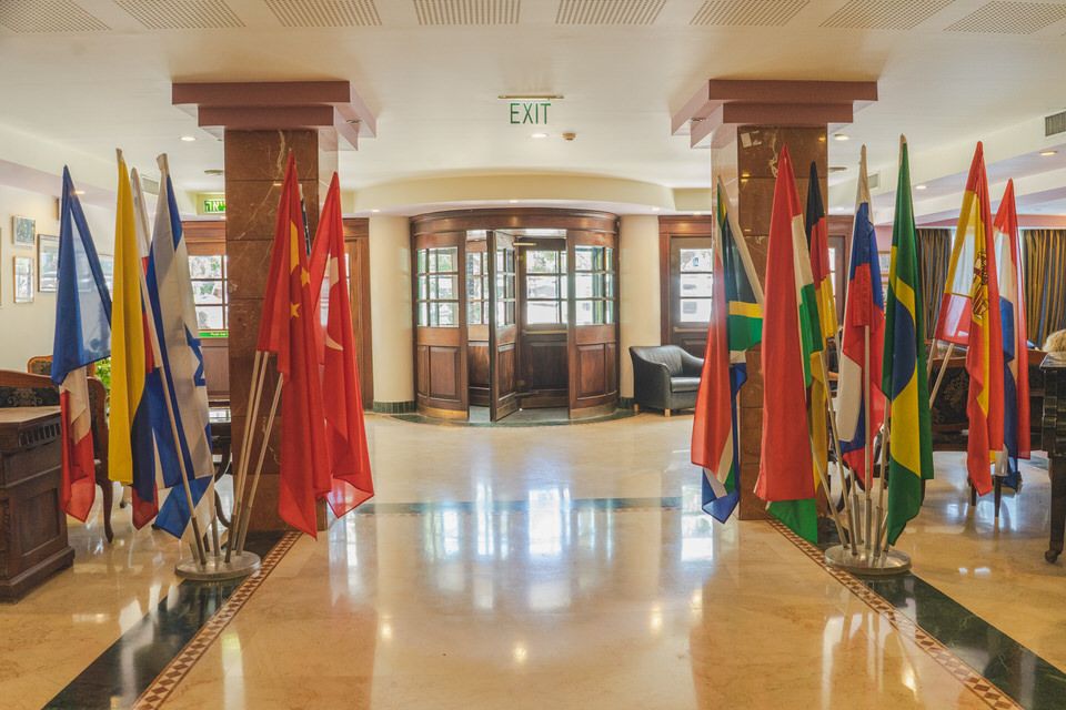 Hotel entrance