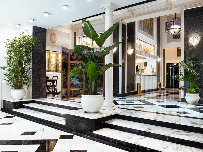 Hotel entrance